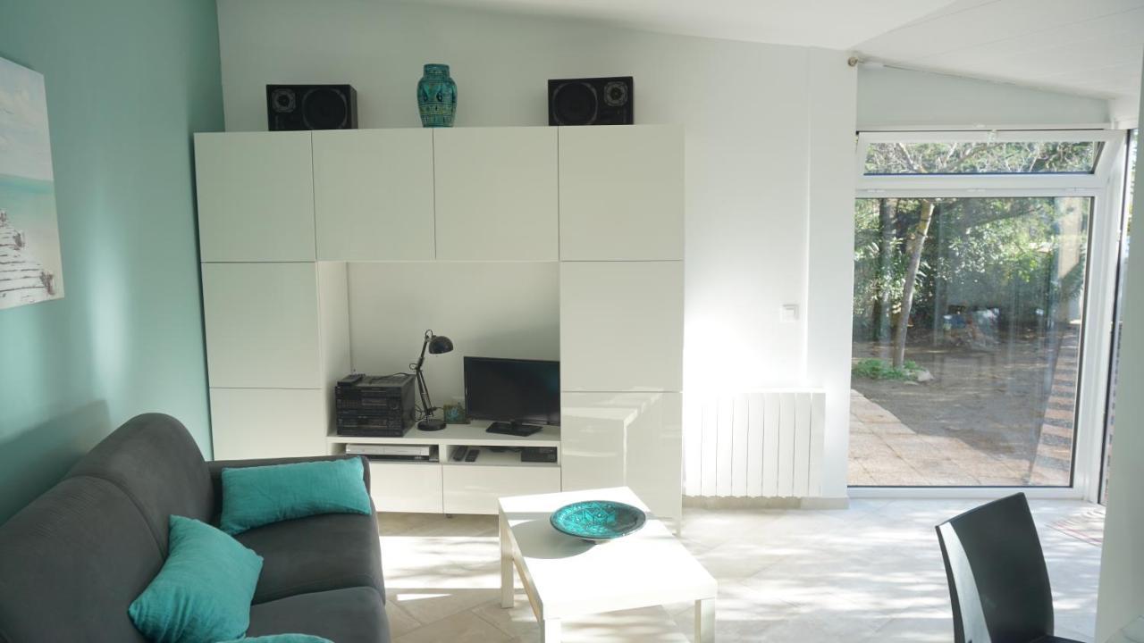 Maison Jardin Wifi - Climatisation - 100 M Plage Sauvage - 20 Min Perpignan ตูเรย์ลส์ ภายนอก รูปภาพ